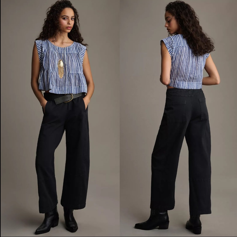 PILCRO ‘Izzy’ Barrel Leg Pull on Pants size XXS